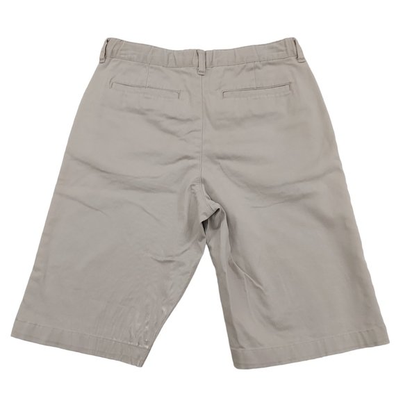 Wonder Nation Youth Juniors Casual Shorts 20 Beige Flat Front Cotton Blend - Picture 4 of 8